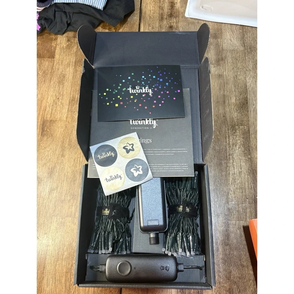 Twinkly App-Controlled Mapable RGB Light Strings, 250 LED Indoor/Outdoor 65ft